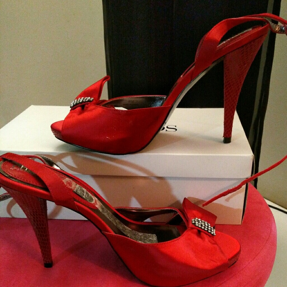Charles David sexy hot red sandal